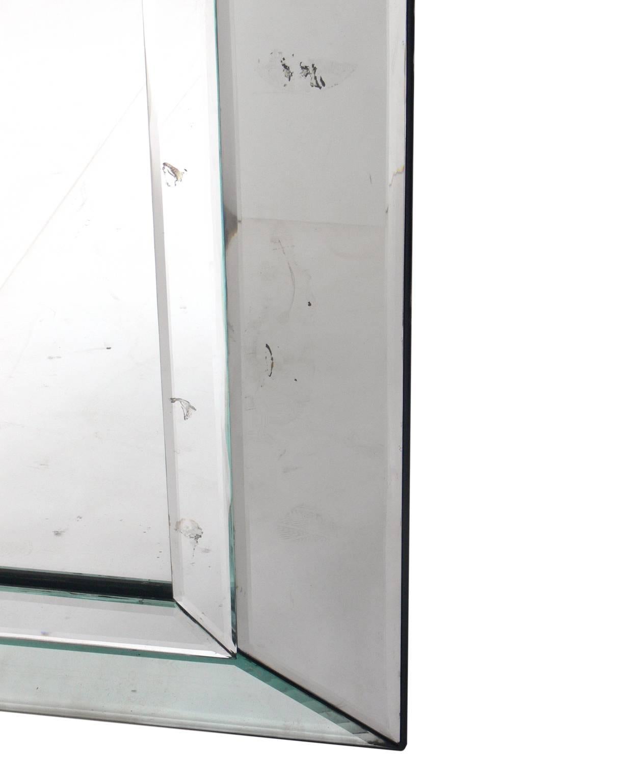 American Clean Lined Large-Scale Mirror For Sale