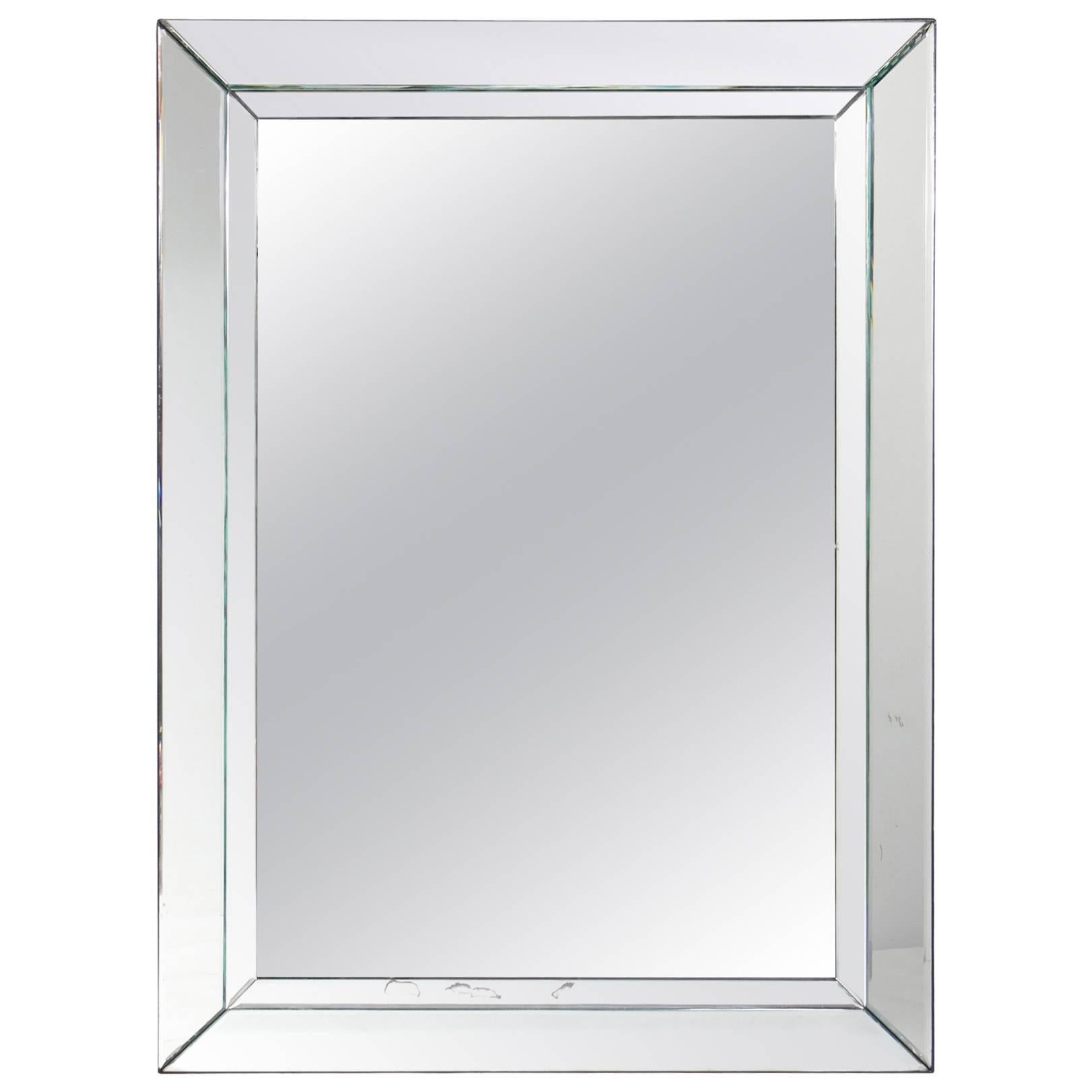 Clean Lined Large-Scale Mirror For Sale