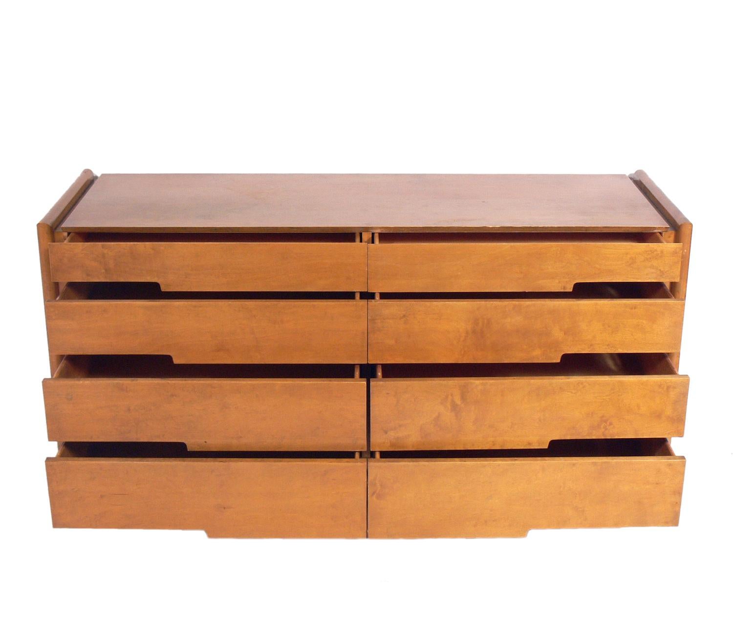 Mid-Century Modern Clean Lined Modern Chest by Edmond Spence