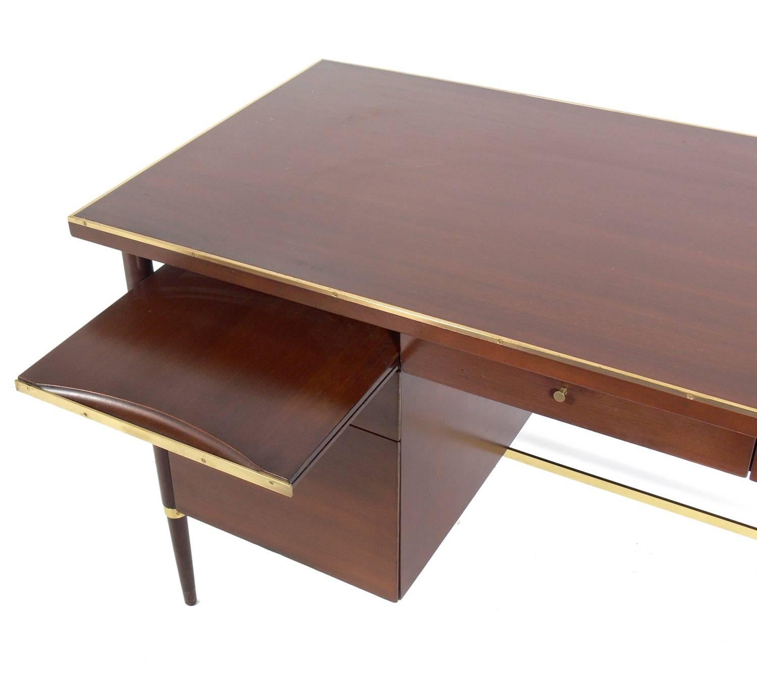 American Clean Lined Modern Desk by Paul McCobb For Sale