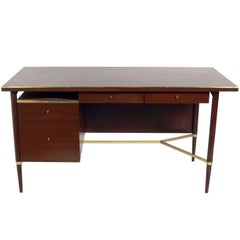 Vintage Clean Lined Modern Desk by Paul McCobb