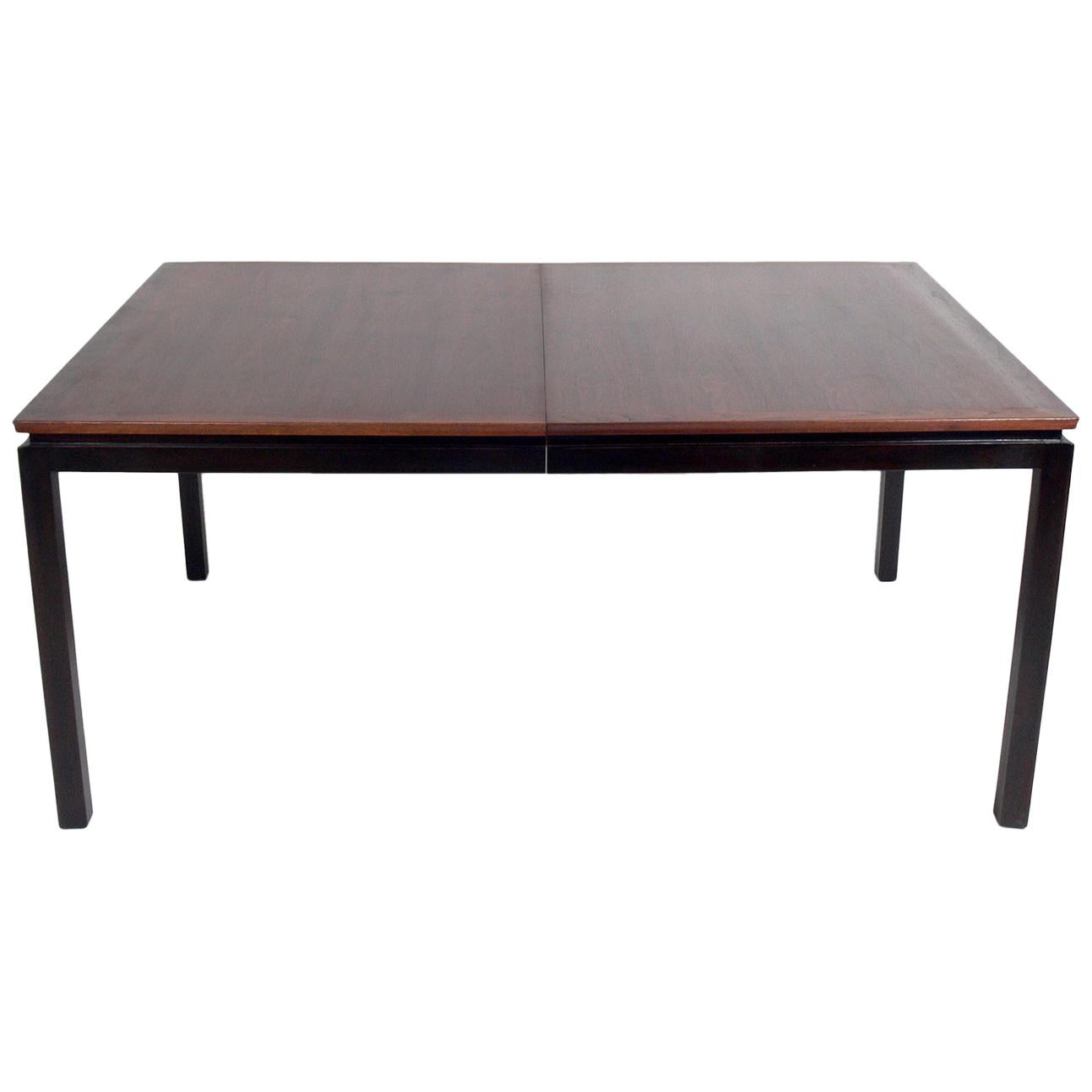 Clean Lined Rosewood Dining Table by Dunbar