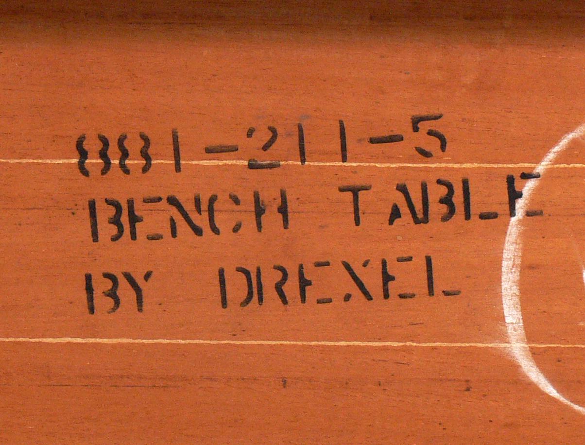 Clean Lined Walnut Bench by Kipp Stewart for Drexel In Good Condition In Atlanta, GA