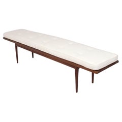 Clean Lined Walnut Bench or Coffee Table by Kipp Stewart for Drexel