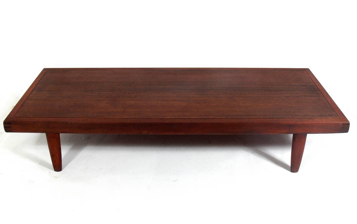 Mid-20th Century Clean Lined Walnut Daybed Attributed to George Nakashima