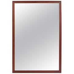 Clean Lined Walnut Mirror by Kipp Stewart for Drexel