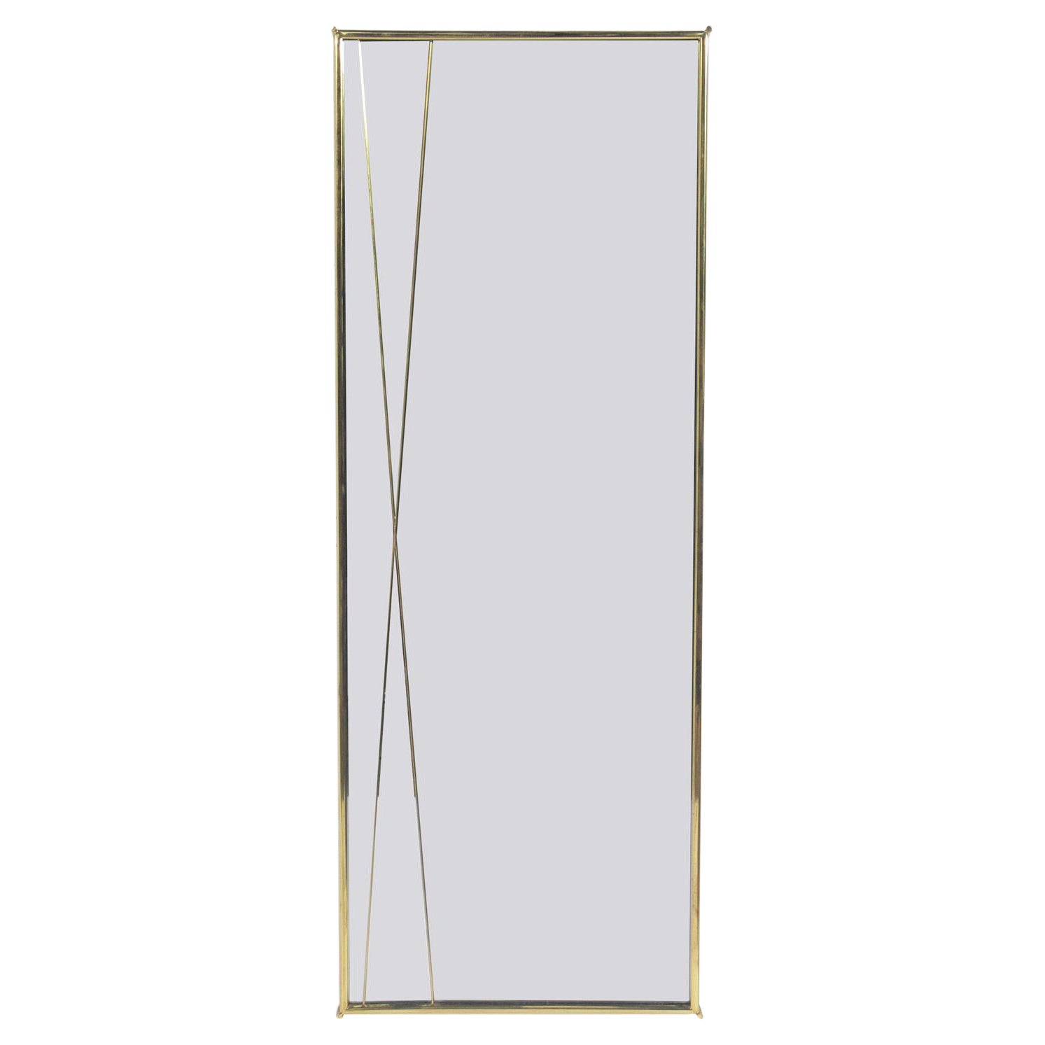 Miroir "x" aux lignes épurées par Paul McCobb en vente