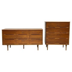 Clean + SIMPLE Mid Century Modern BEDROOM SET, c. 1960's