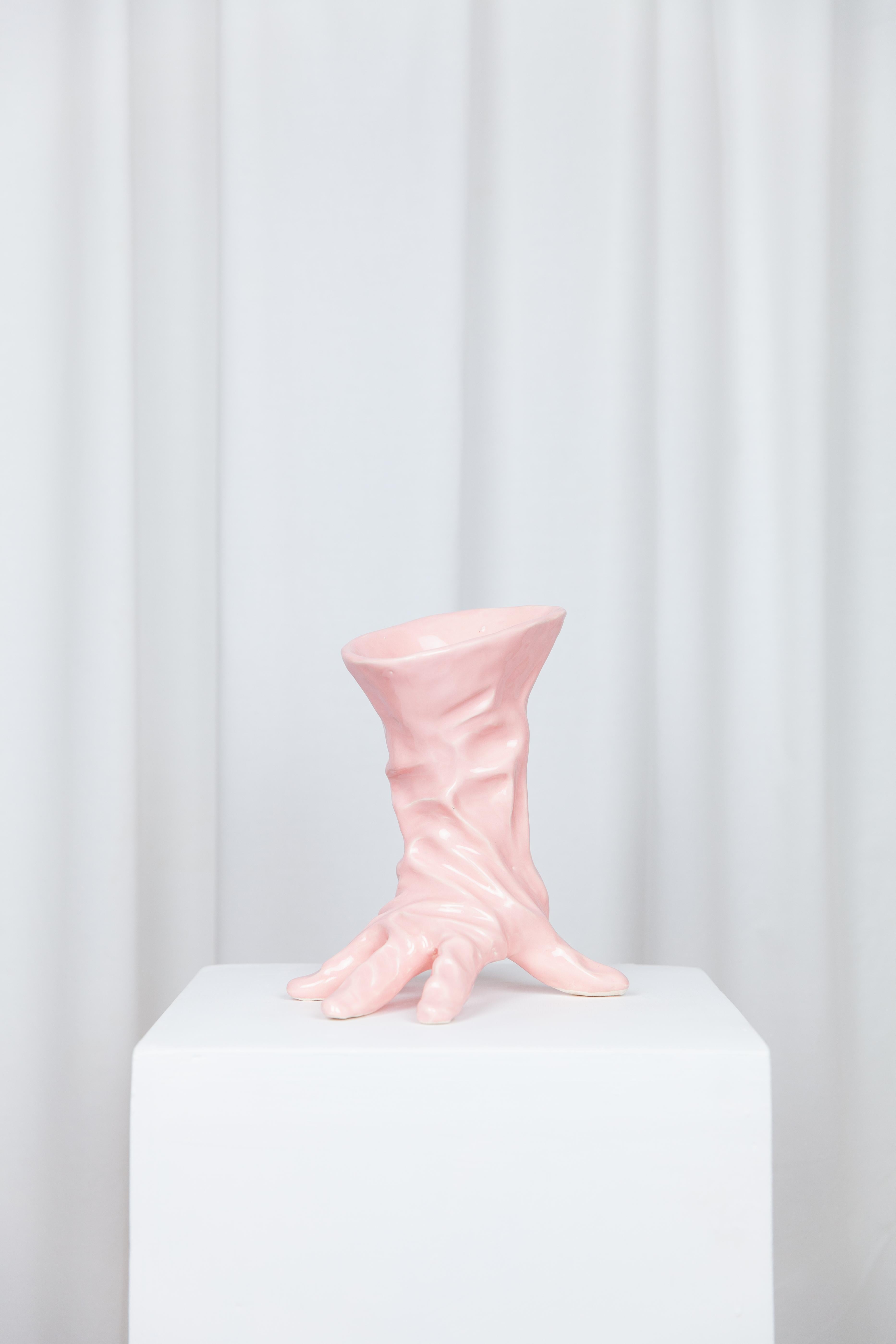 Post-Modern Cleaning Glove Vase by Lola Mayeras