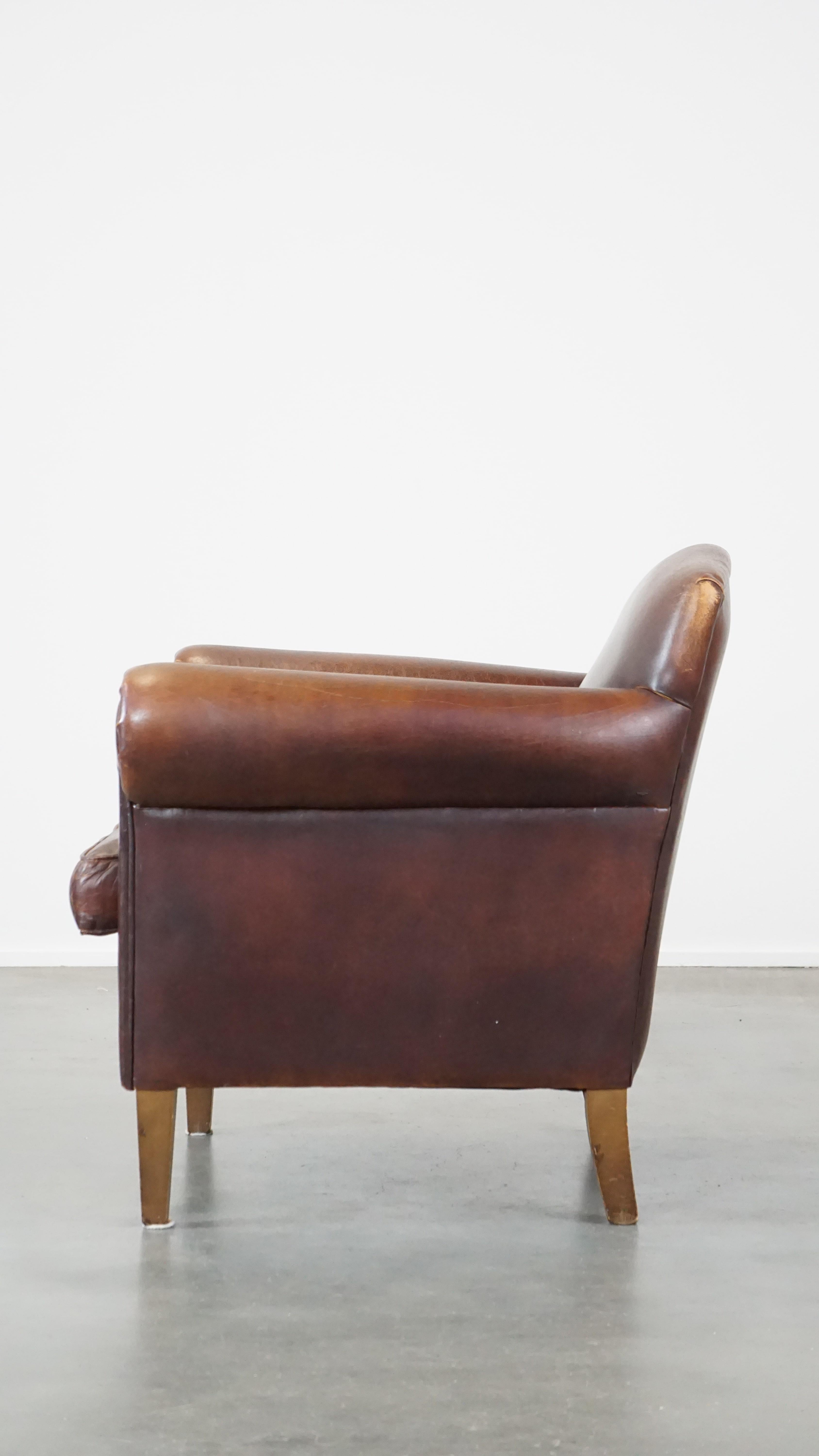 Fin du 20e siècle Fauteuil en peau de mouton à la finition soignée en vente