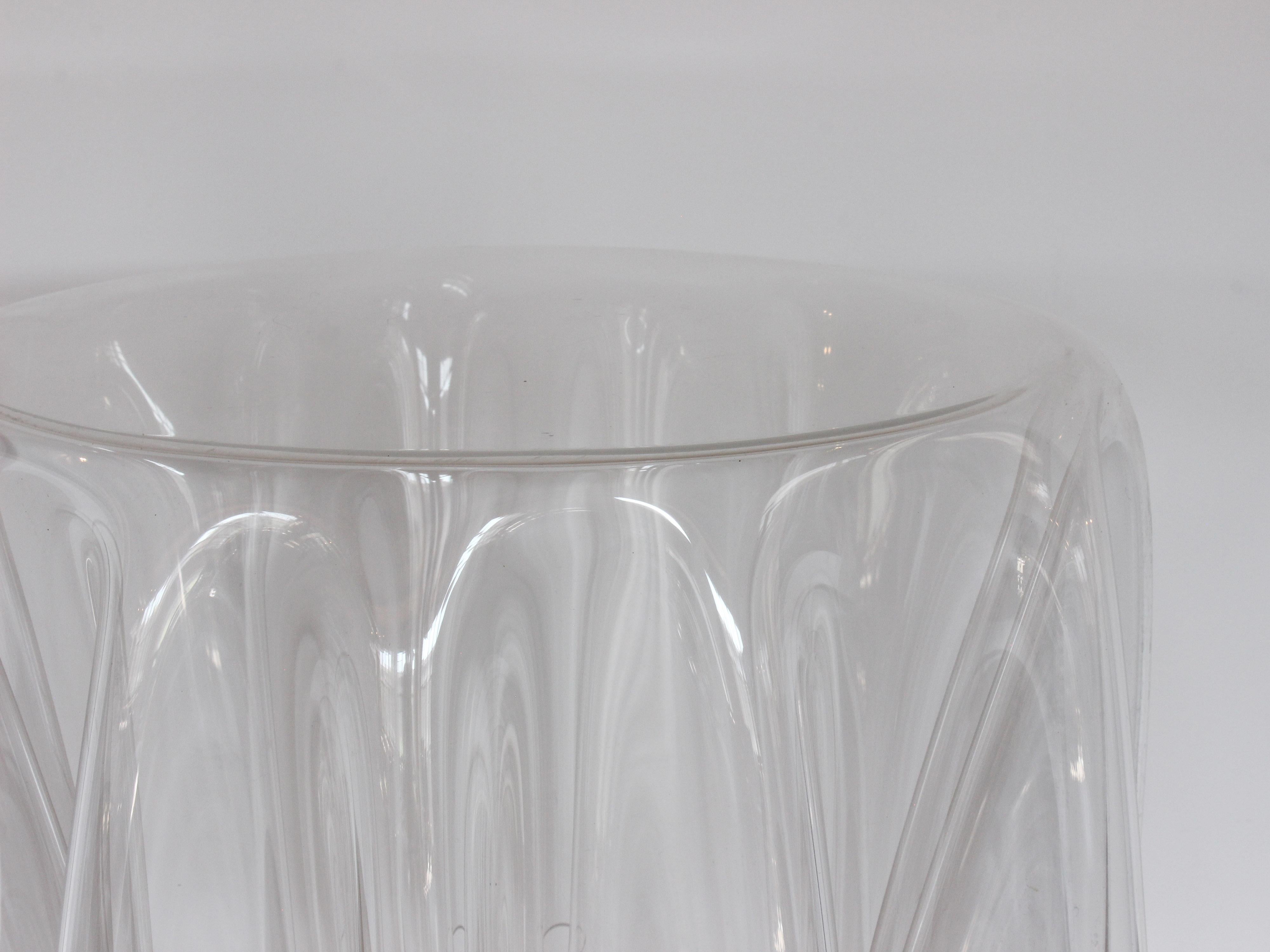 Contemporary Clear Acrylic Illusion Side Table by John Brauer for Essey