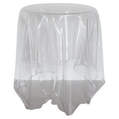 Clear Acrylic Illusion Side Table by John Brauer for Essey