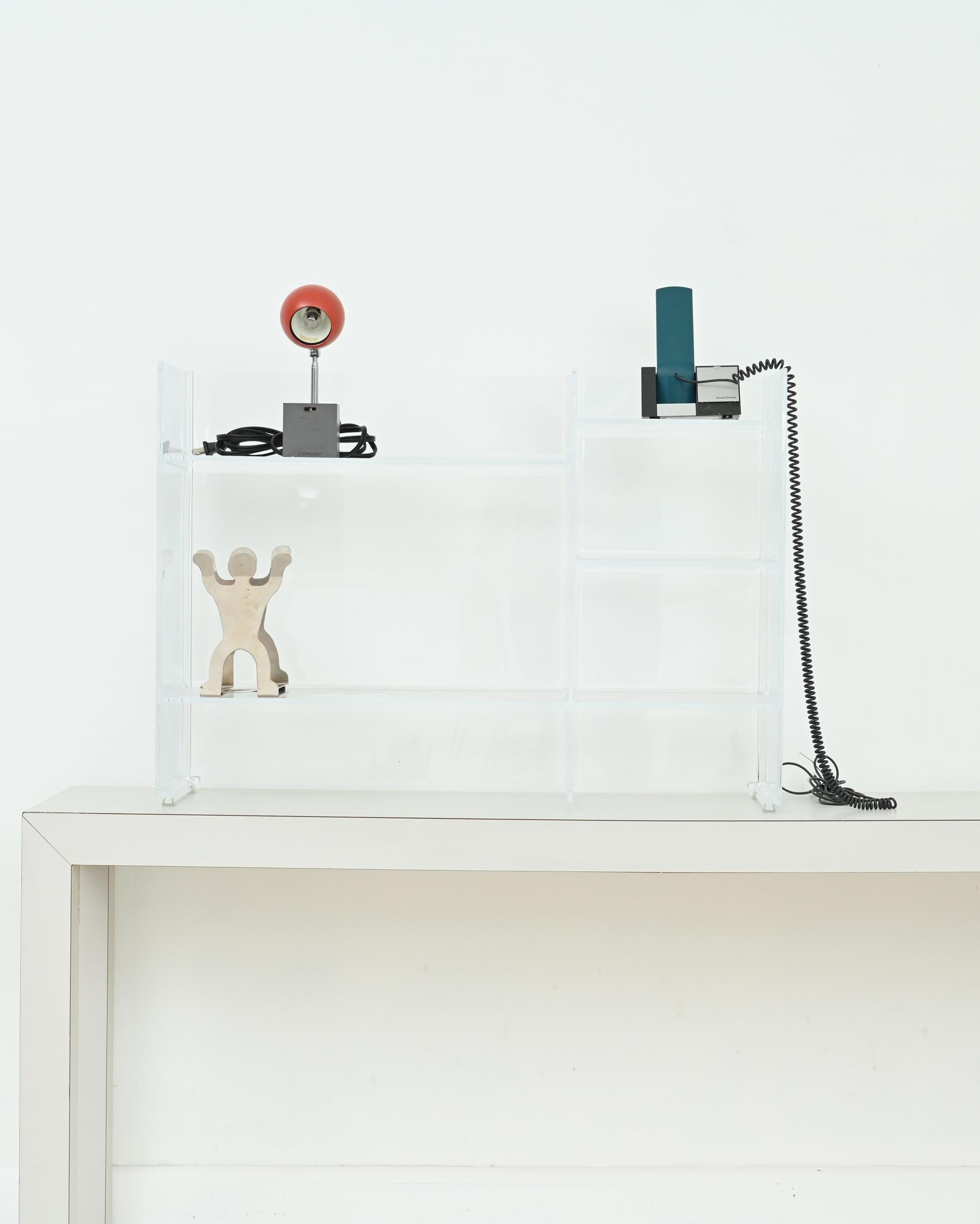 Modern Clear Acrylic New-In-Box “Sound Rack” by Ludovica & Roberto Palomba for Kartell For Sale