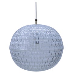 Clear Acrylic Pendant Lamp by Aloys F. Gangkofner for Erco Leuchten, 1960s