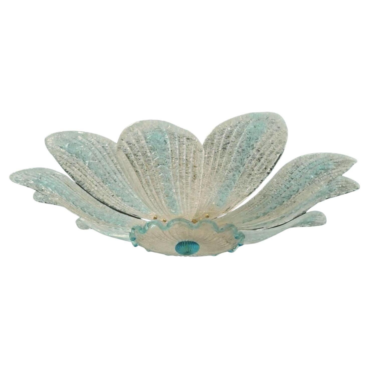 Empotrable Graniglia Murano Azul y Transparente