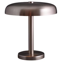 Klare und moderne Bauhaus-Tischlampe aus Messing im Art-déco-Stil, Neuauflage