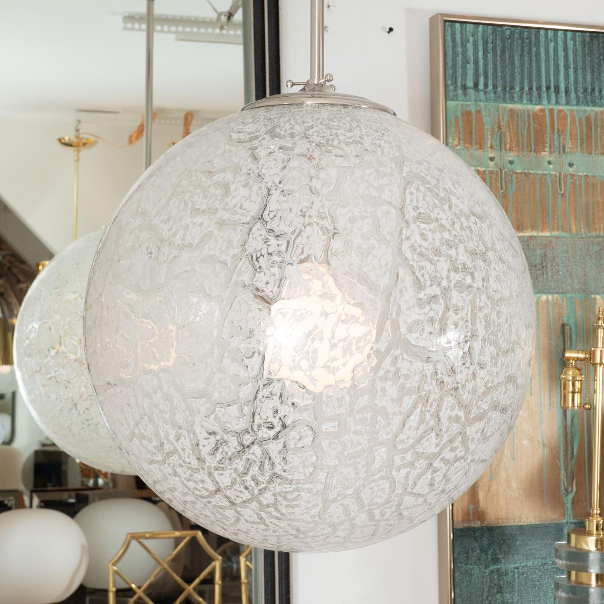 clear glass pendant lamp