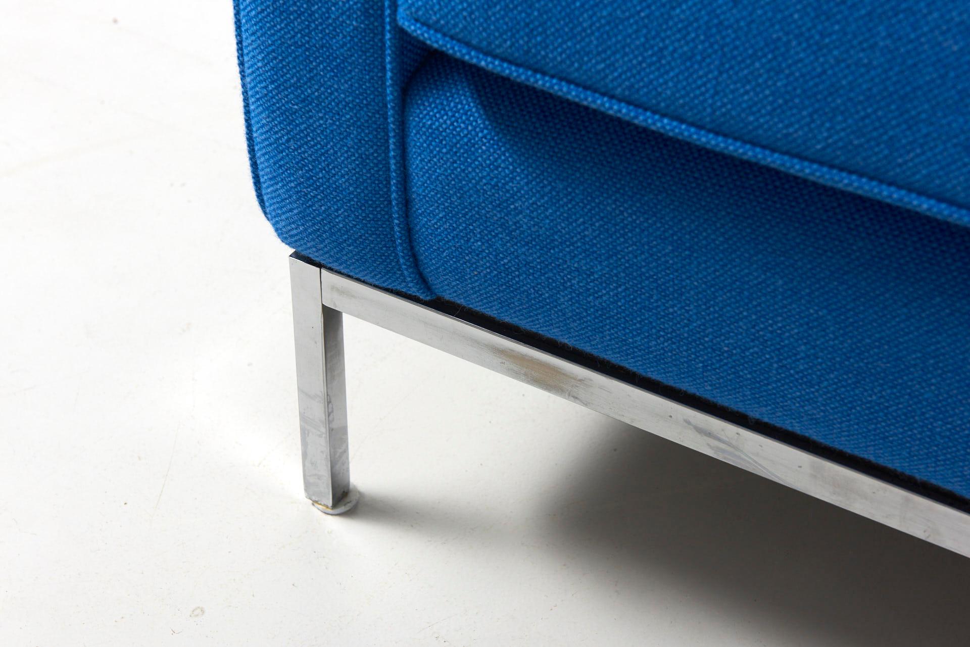 Clear Blue Easy Chair by Florence Knoll, 1954 2