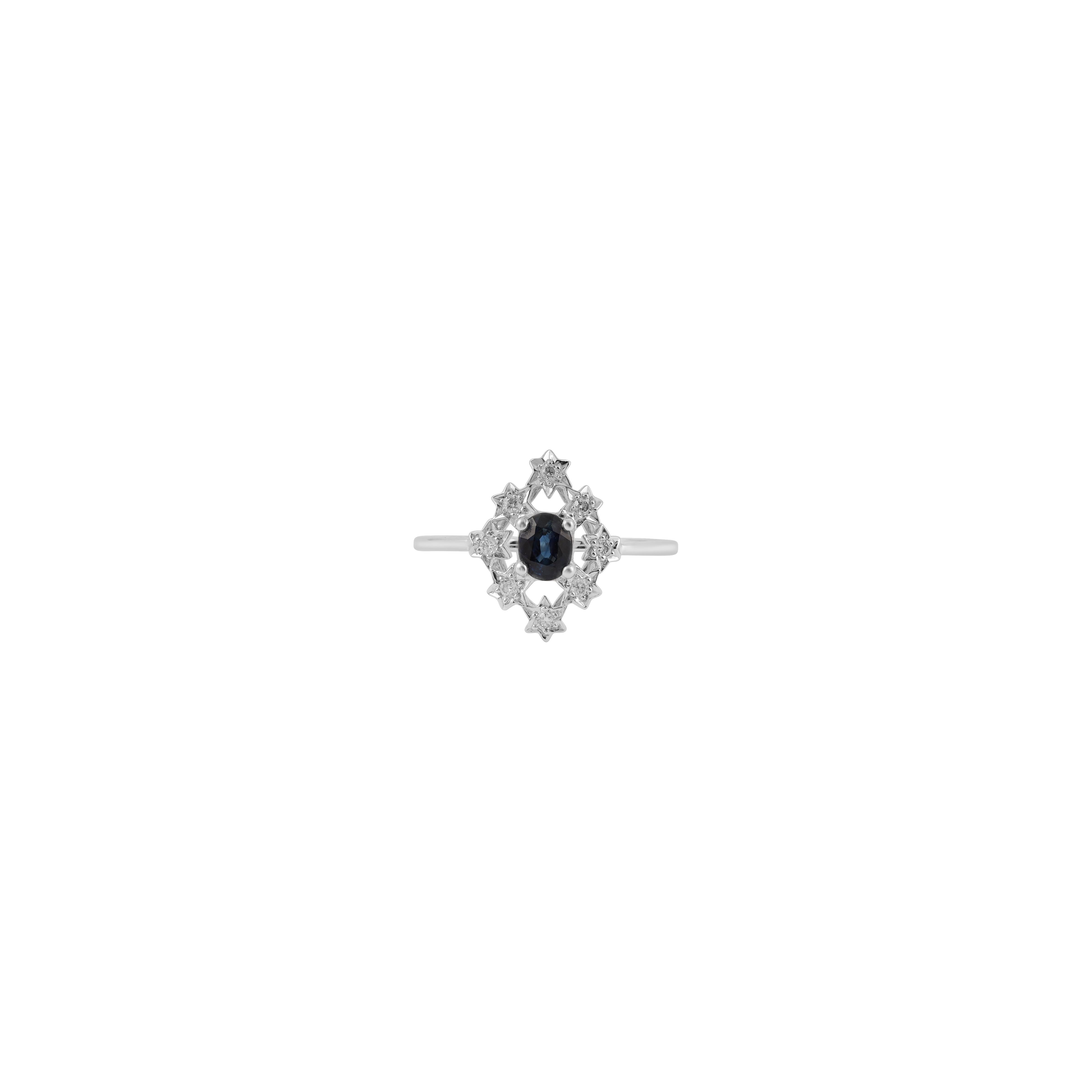 clear sapphire ring