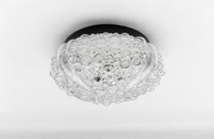 Clear Bubble Glass Wall Lamp or Flush Mount Light, 1960s Germany