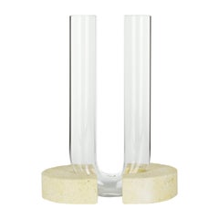 Vase transparent Cochlea del Risveglio de Coki Barbieri