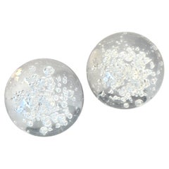 Clear Crystal Ball with Bubbles