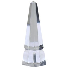 Clear Crystal Obelisk
