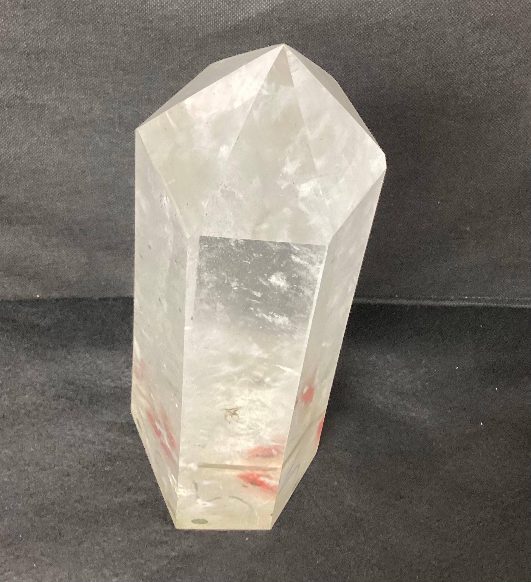 Clear Crystal Quartz Obelisk For Sale 3