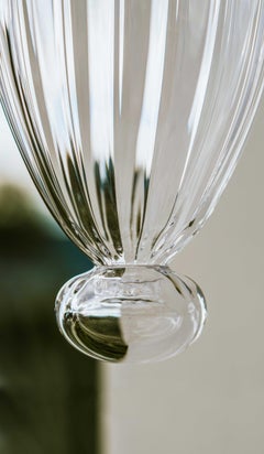 Clear Cuishe Glass Pendant, Agave Collection