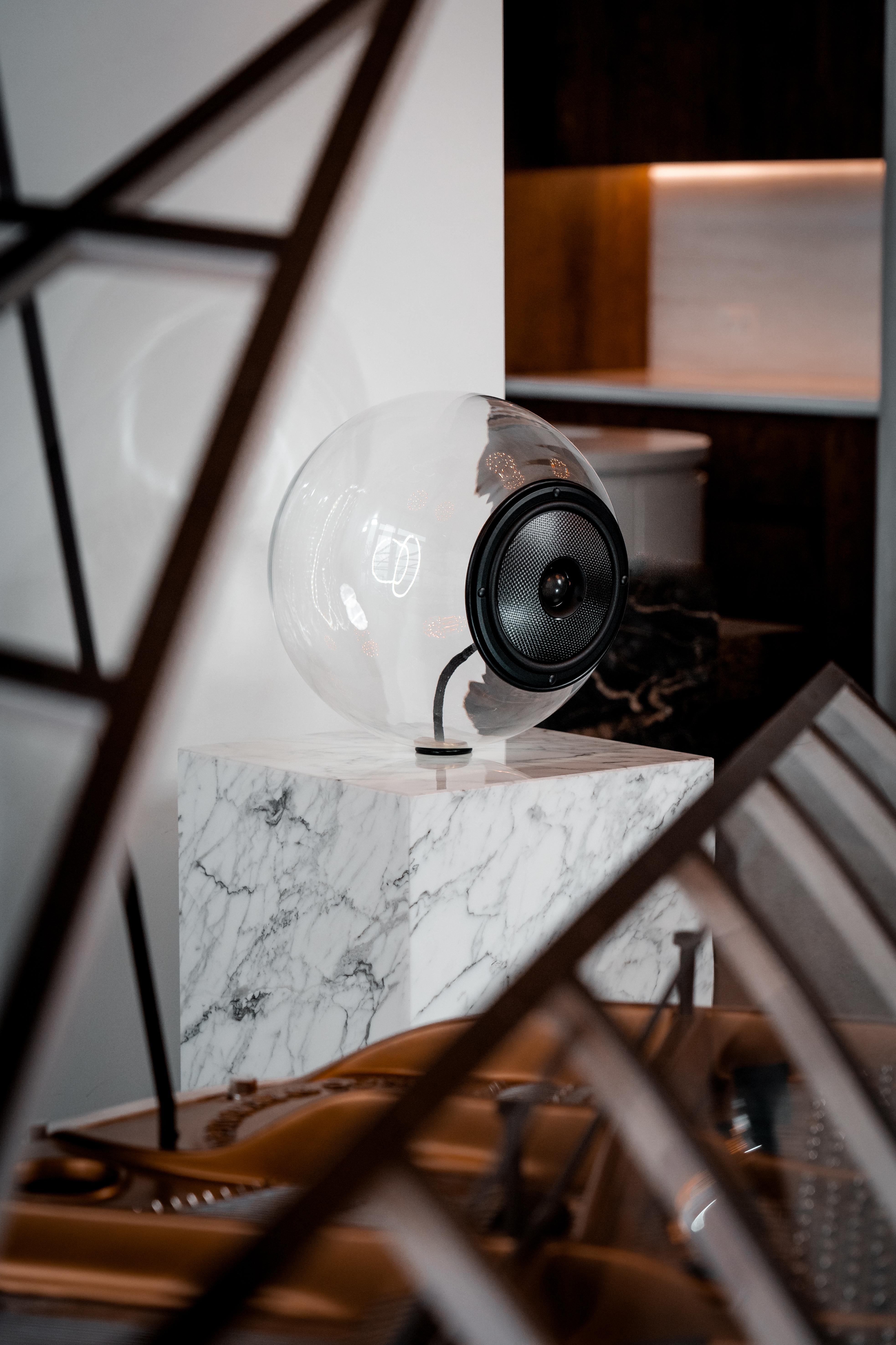 Clear Glass Ball Spare for Glass Ball Speaker and Audiomus Vidrio soplado en venta