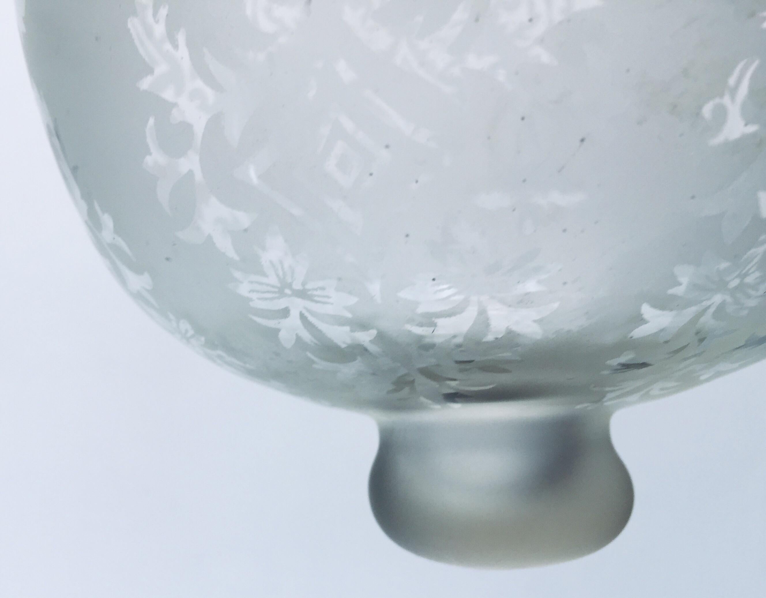Lanterne de salle Bell Jar en verre clair dépoli en vente 7