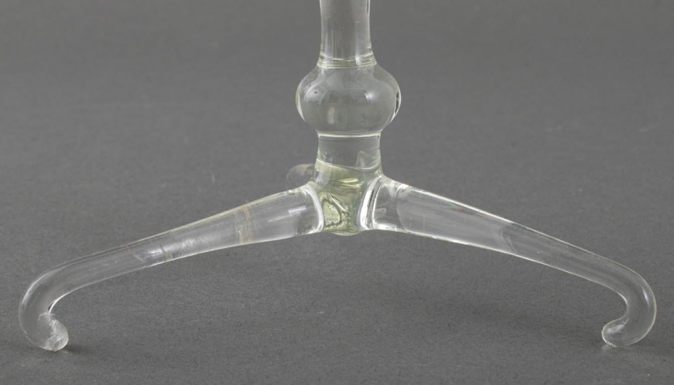 Unknown Clear Glass Cupid Figurine