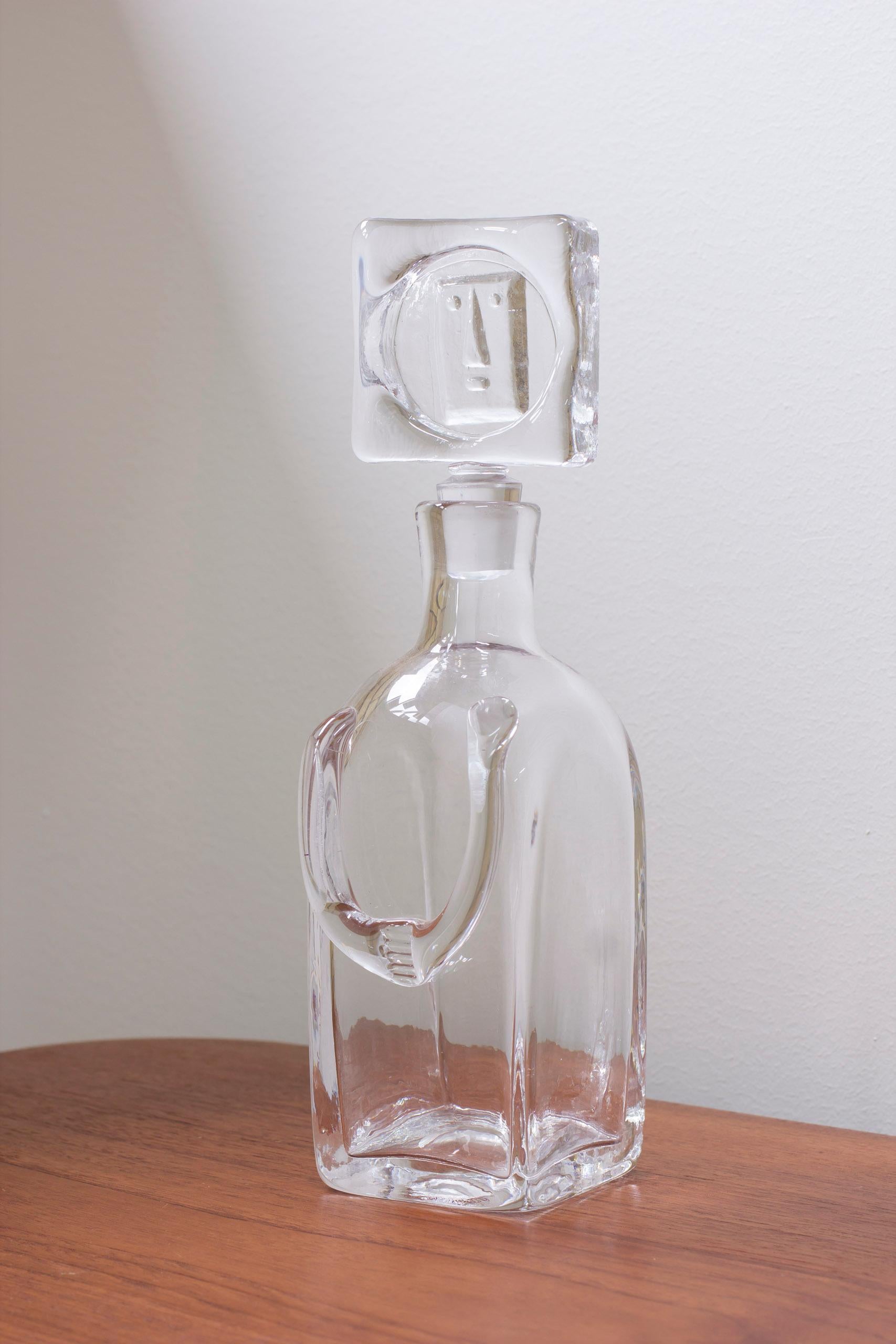 Cristal transparente  Decantador 