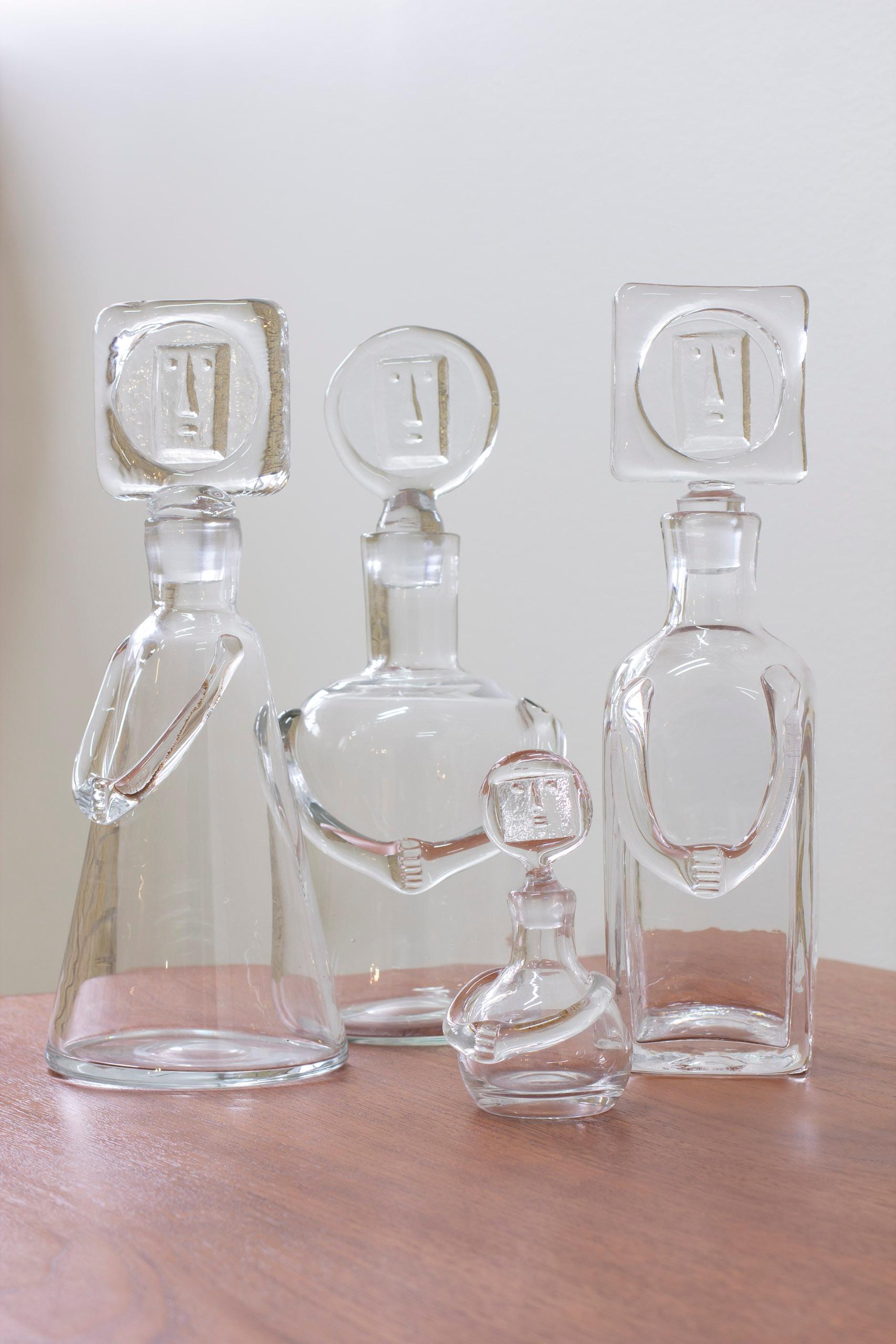 Cristal transparente  Decantador 