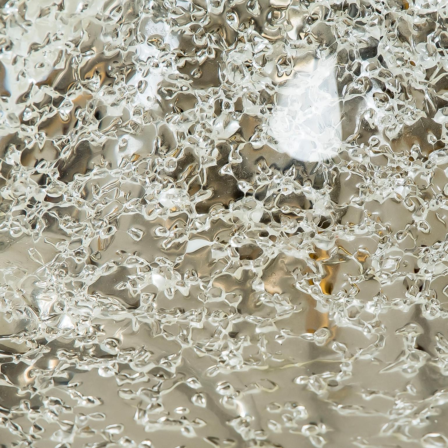 Monture affleurante en verre clair Verre de Murano Barovier&Toso, Italie en vente 2