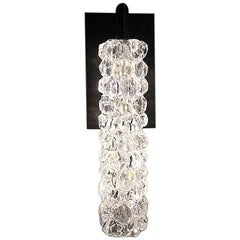 Clear Glass Ice Sconce by Studio Bel Vetro