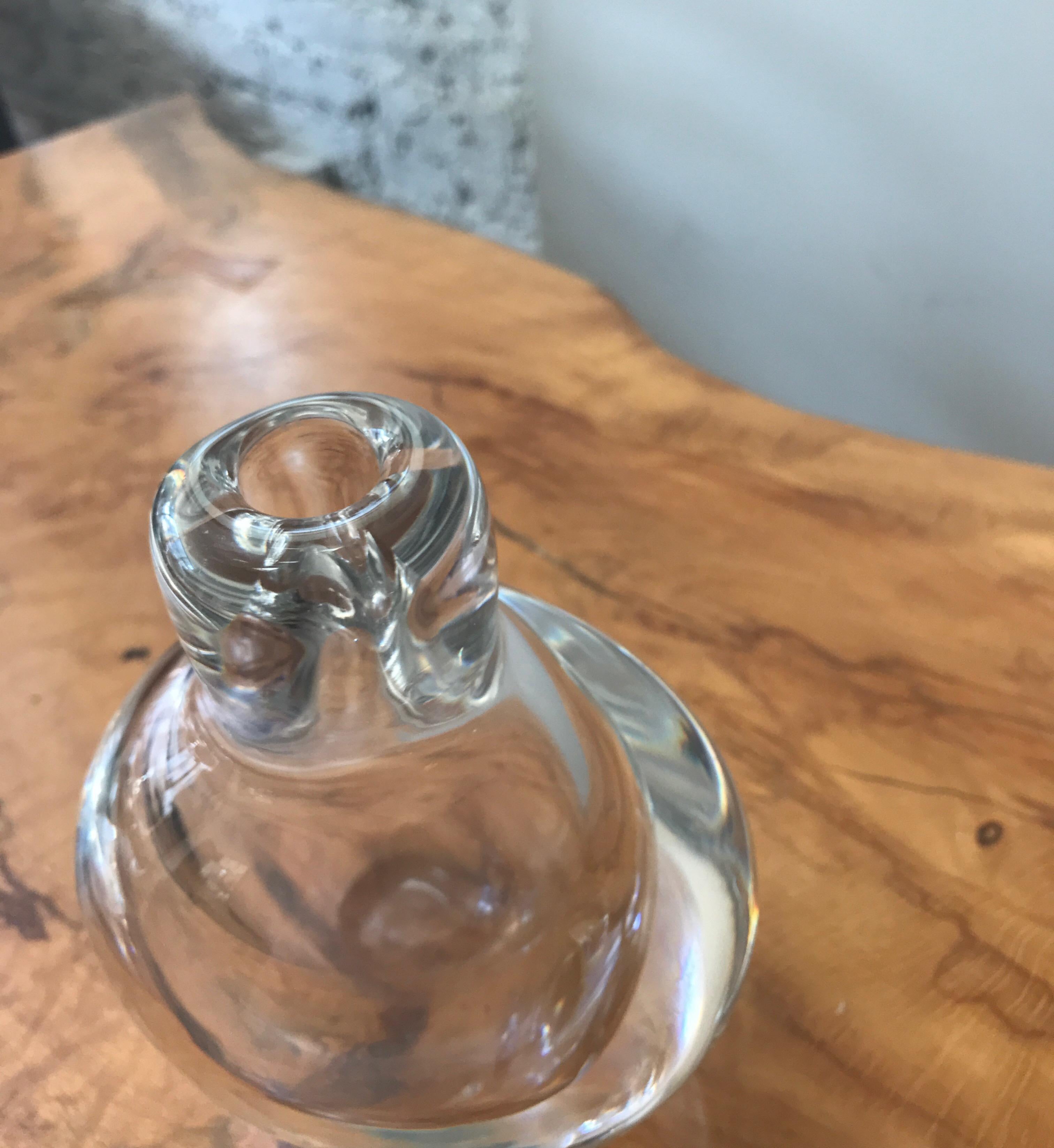 Clear Glass Kosta Boda Vase by Vicki Lindstrand 3