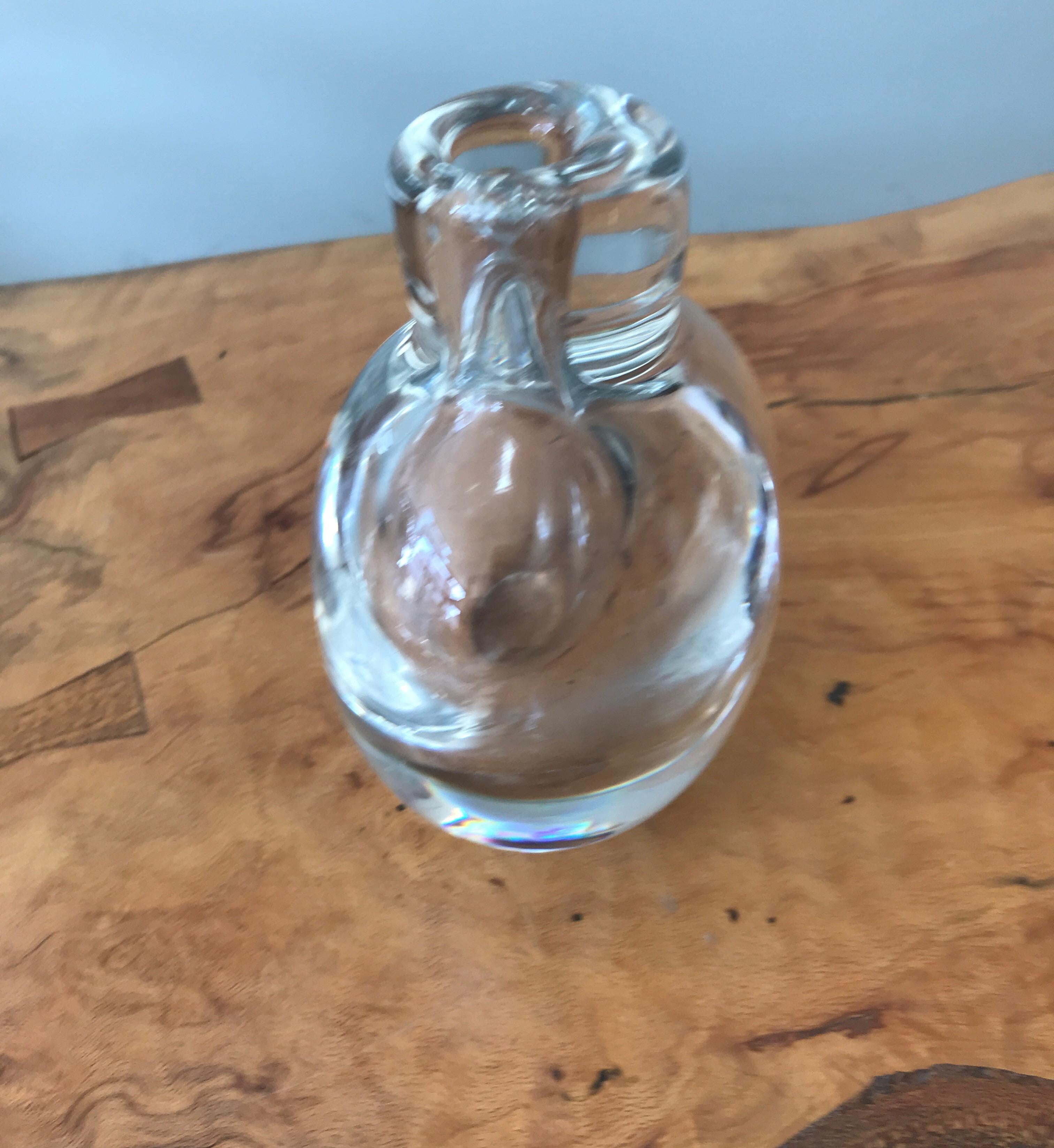 Clear Glass Kosta Boda Vase by Vicki Lindstrand 7