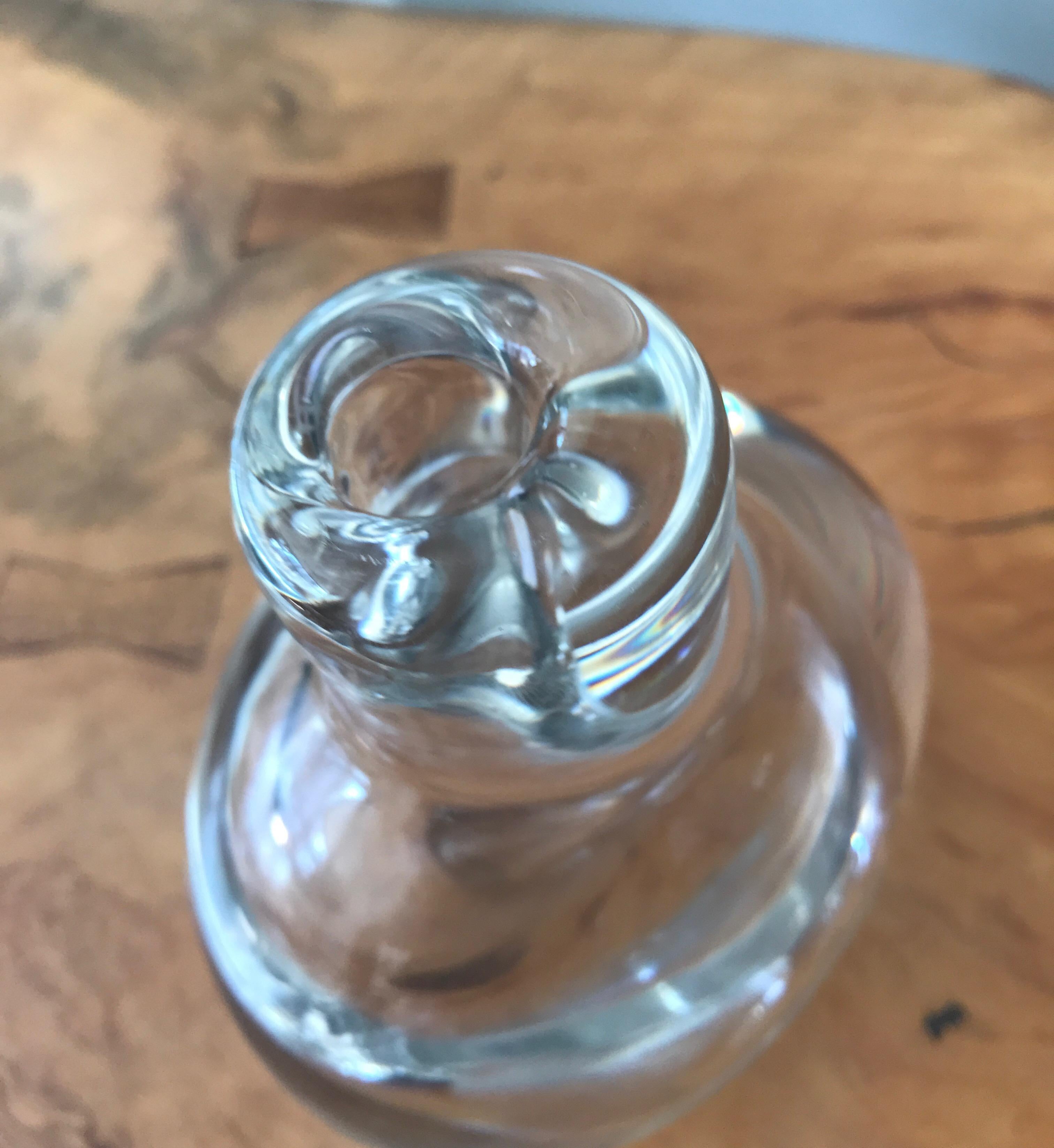 Clear Glass Kosta Boda Vase by Vicki Lindstrand 9