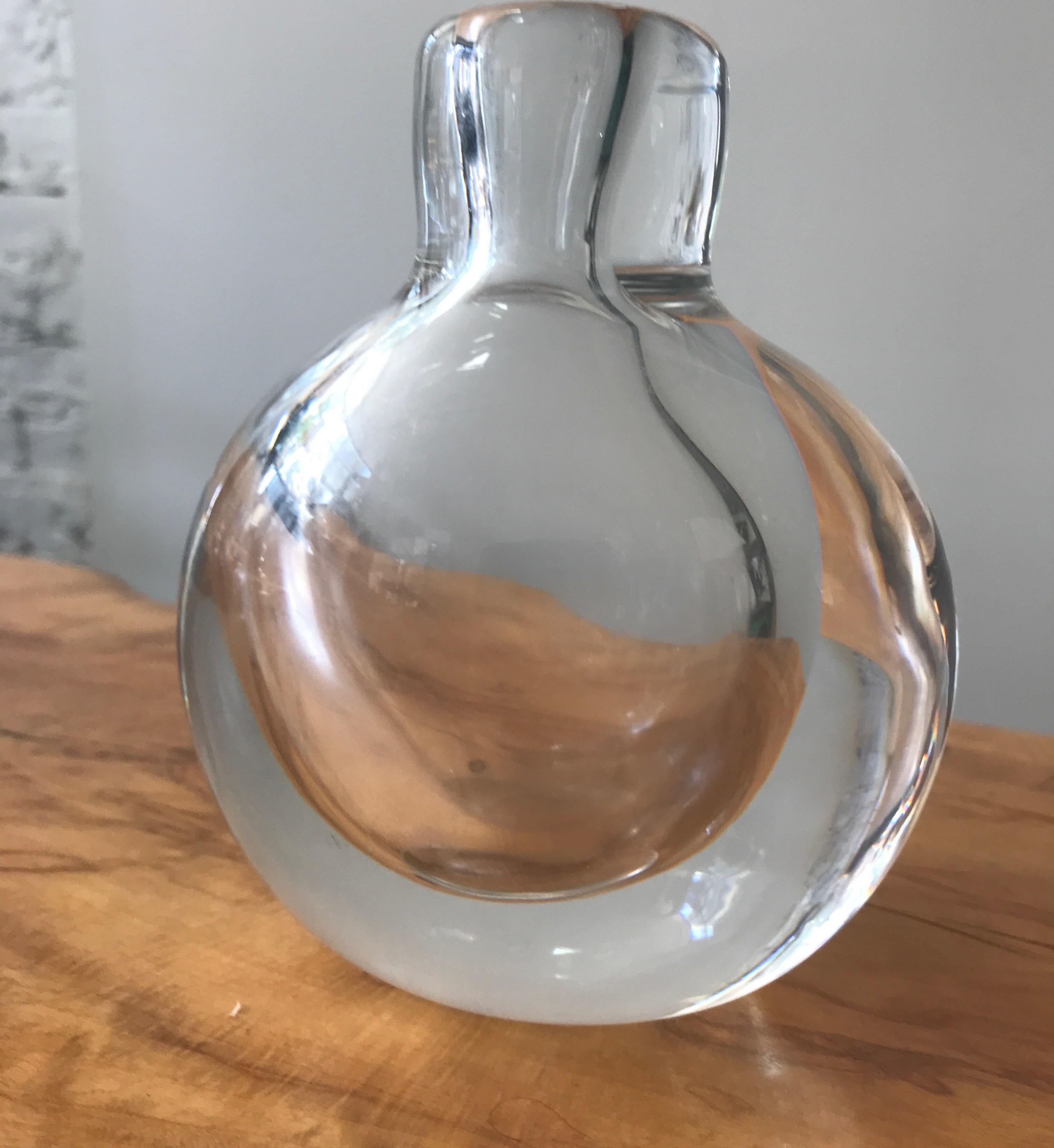 Clear Glass Kosta Boda Vase by Vicki Lindstrand 12