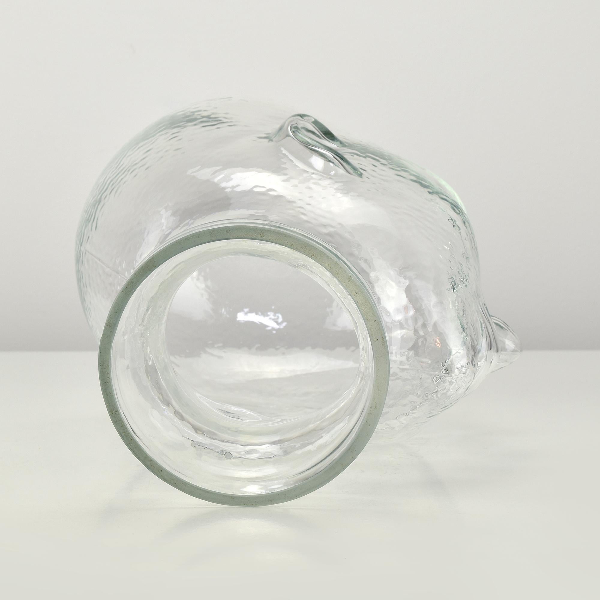 Clear Glass Mannequin Head Sculpture, 1970s German Decorative Design For Sale 2