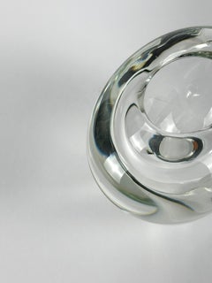 Clear Glass Minuet Vase by Per Lütken for Holmegaard, Denmark, 1960s