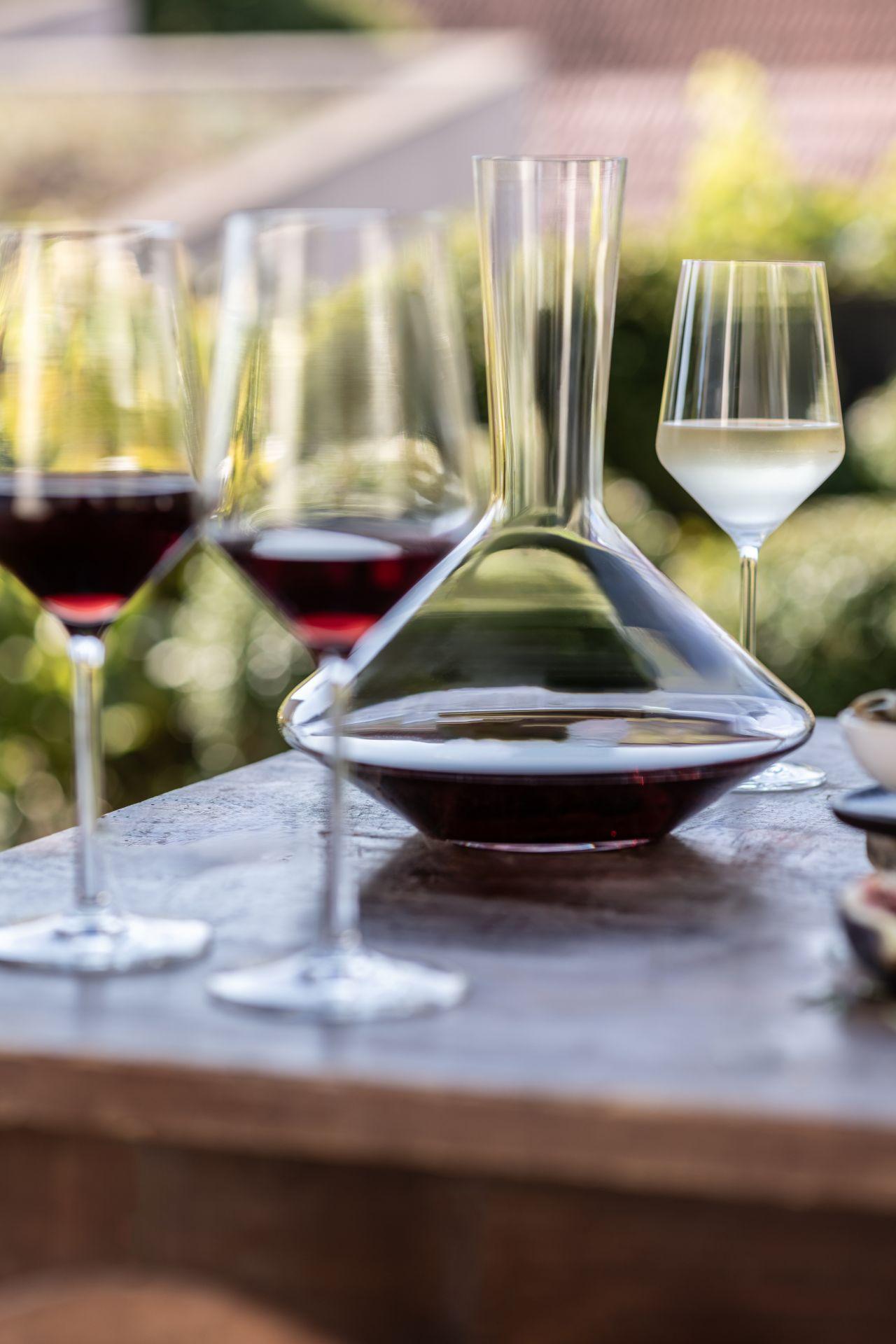 Decantador de vino tinto de cristal puro Schott Zwiesel Vidrio en venta
