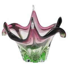 Clear Glass Plateau, Italian Design, 20th Century, Functional Style