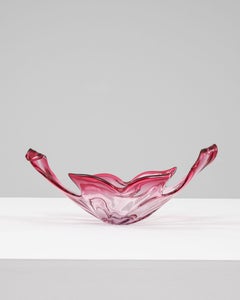 Clear Glass Plateau Italian Serveware, 20th Century Design