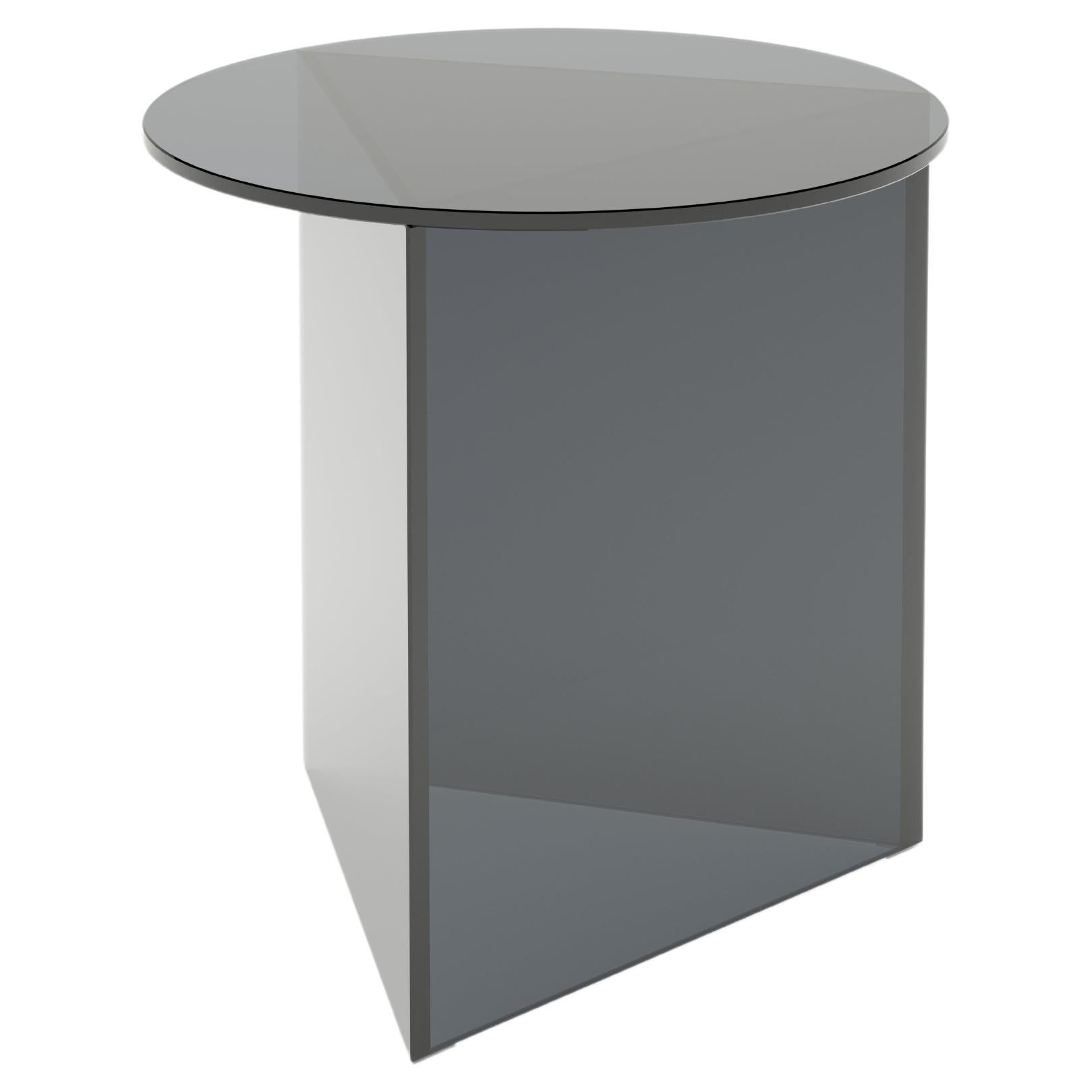 Satin Glass Prisma Tall 45 Coffee Table by Sebastian Scherer For Sale