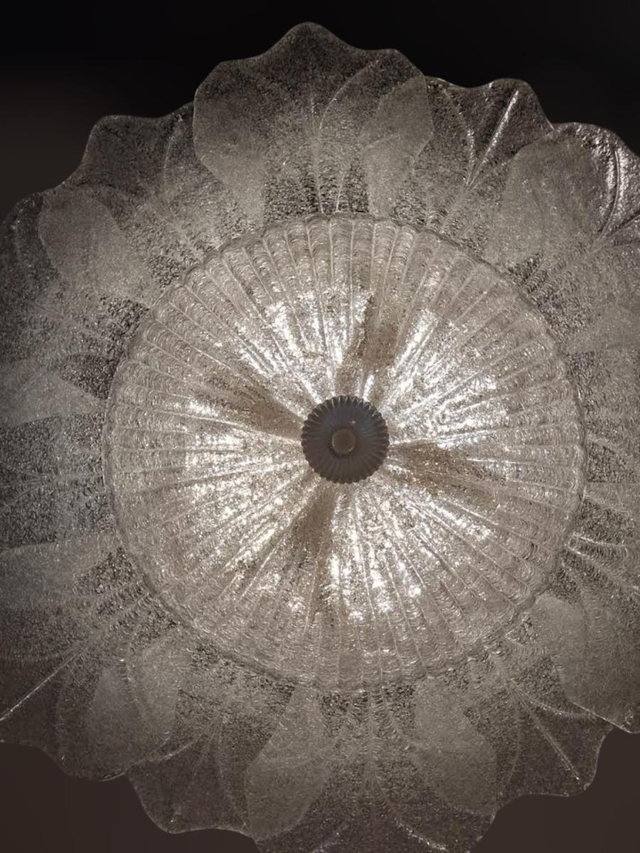 Lustre de Murano Graniglia clair, 2 disponibles en vente 3