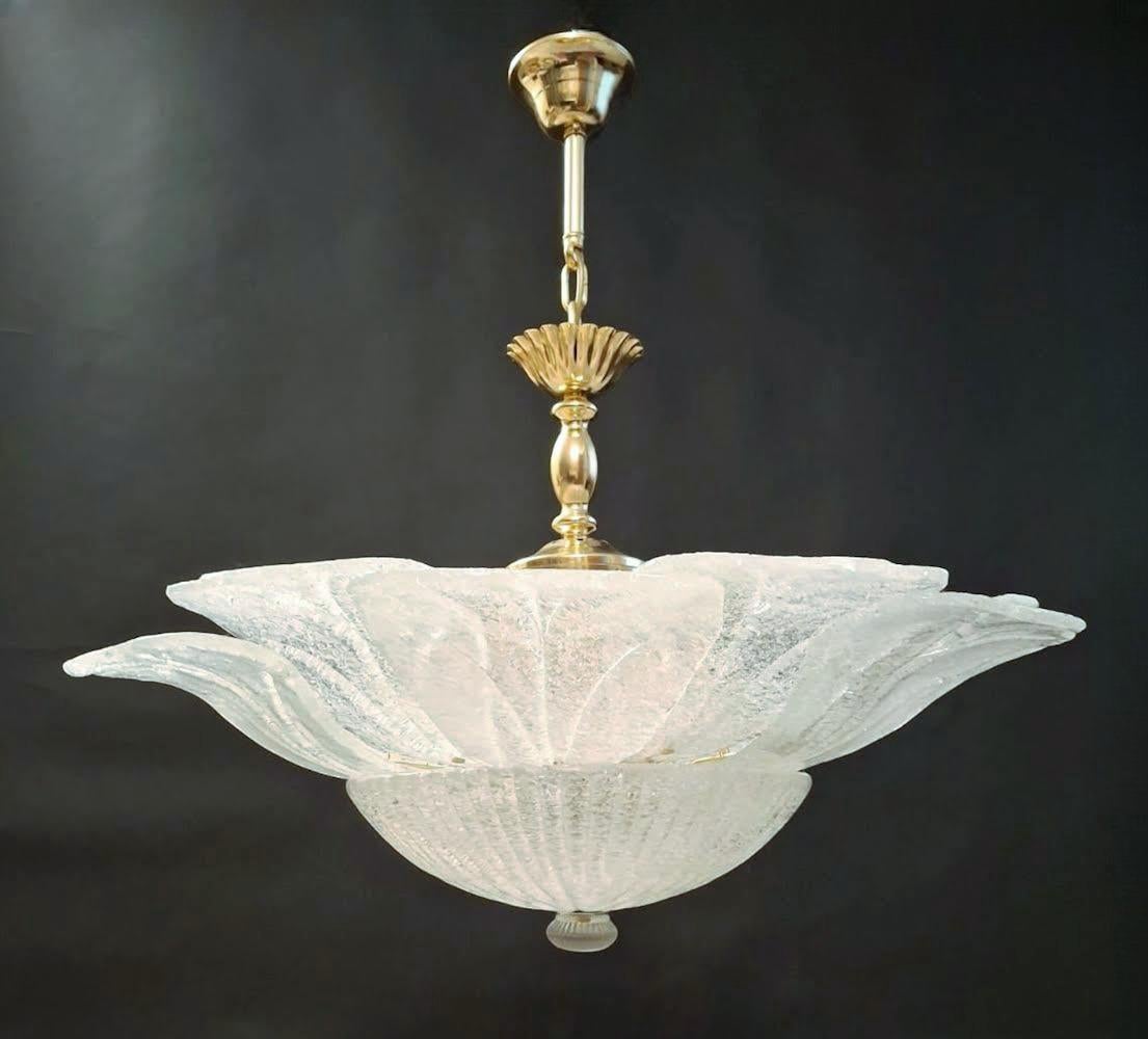 italien Lustre de Murano Graniglia clair, 2 disponibles en vente