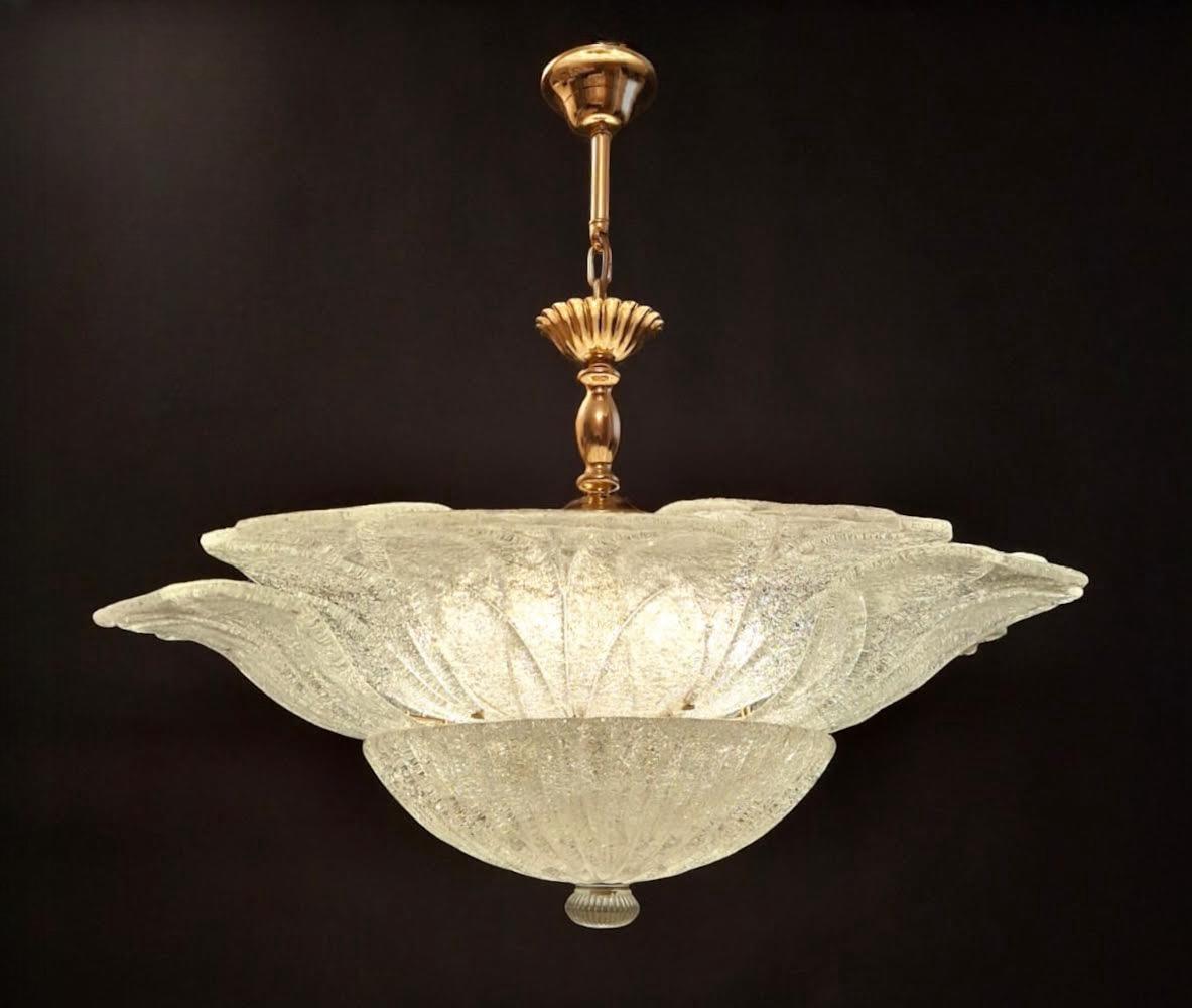 Lustre de Murano Graniglia clair, 2 disponibles en vente 1