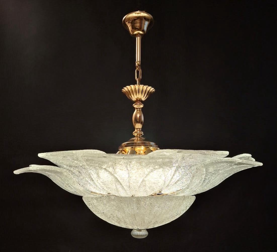 Lustre de Murano Graniglia clair, 2 disponibles en vente 2